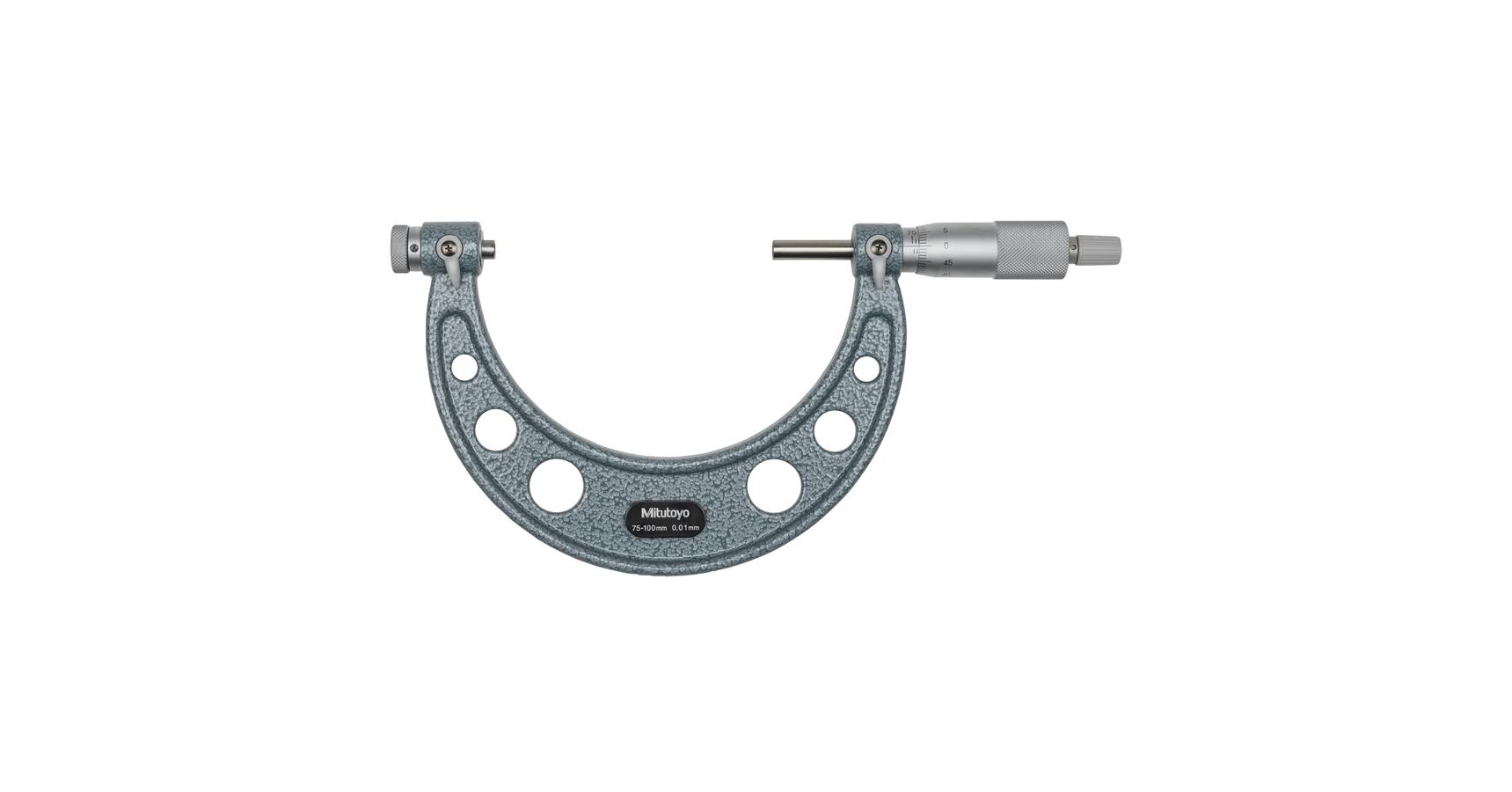 MITUTOYO 126128 Screw Thread Micrometer Interchangeable Tips, 75100mm