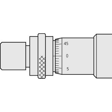 Mitutoyo - Micrometer Head, Small Standard Type