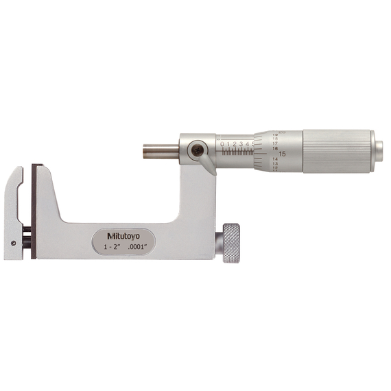MITUTOYO 117-108 Interchangeable Anvil Micrometer 1-2"