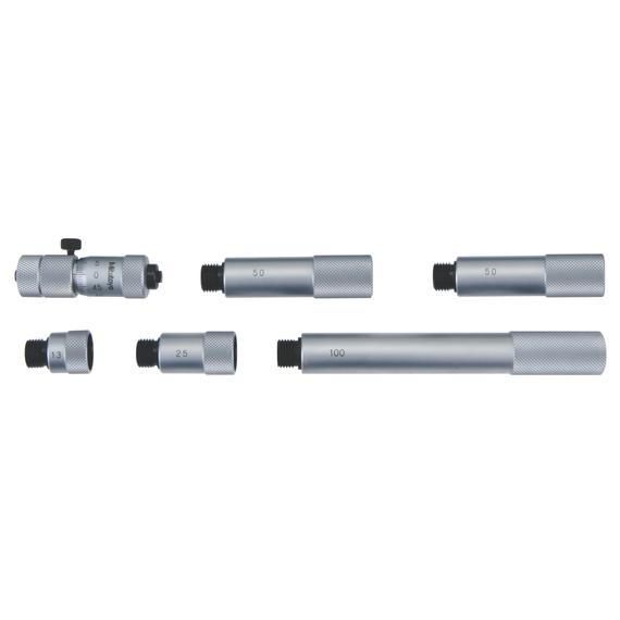 MITUTOYO 137-202 Tubular Inside Micrometer, Hardened Face 50-300mm