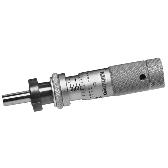 MITUTOYO 148-502 Micrometer Head Zero Adjustable Thimble 0-0,5", Clamp Nut, Spindle Lock