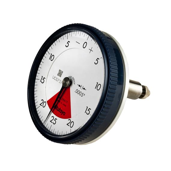 MITUTOYO 2961T Dial Indicator, Back Plunger, AGD/ANSI 0,04", 0,0005", One Revo., Shockproof