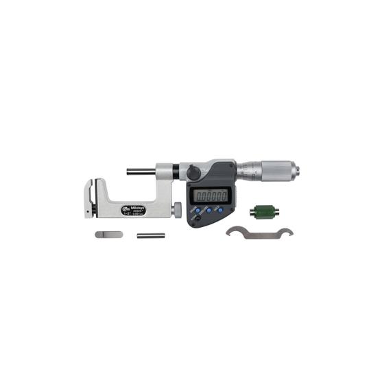 MITUTOYO 317-352-30 Digital Interchangeable Anvil Micrometer Inch/Metric, 1-2", IP65