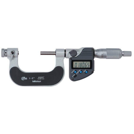 MITUTOYO 326-353-30 Digital Screw Thread Micrometer IP65 Inch/Metric, 2-3"