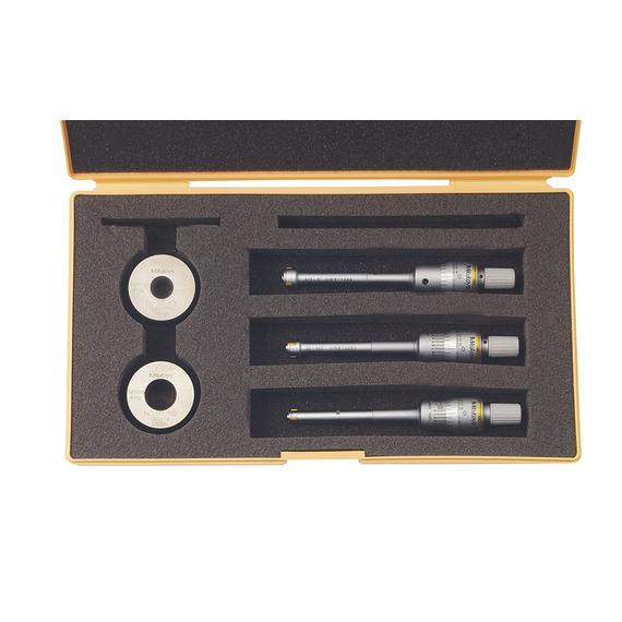 MITUTOYO 368-916 3-Point Internal Micrometer Holtest Set 0,275-0,5" (3 pcs.)