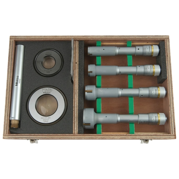 MITUTOYO 368-918 3-Point Internal Micrometer Holtest Set 0,8-2" (4 pcs.)