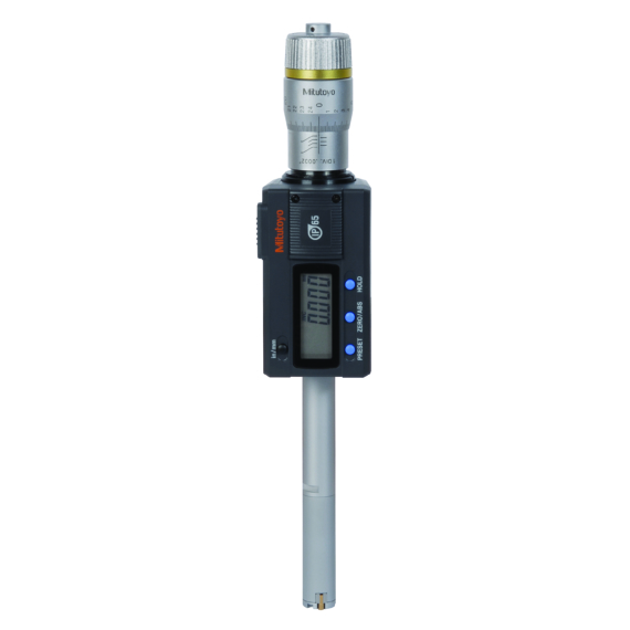 MITUTOYO 468-264 Digital 3-Point Internal Micrometer 0,5-0,65", IP65, TIN, Inch/Metric