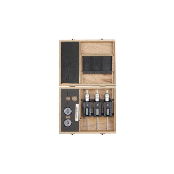 MITUTOYO 468-986 Digital 3-Point Internal Micrometer Set 0,275"-0,5", Complete Unit, IP65, TIN
