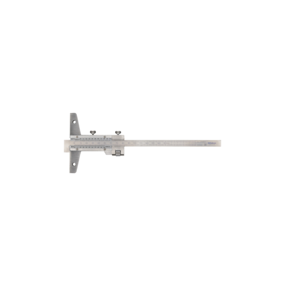 MITUTOYO 527-411 Vernier Depth Gauge Hook Type 0-150mm, 0,02mm, Fine adjustment