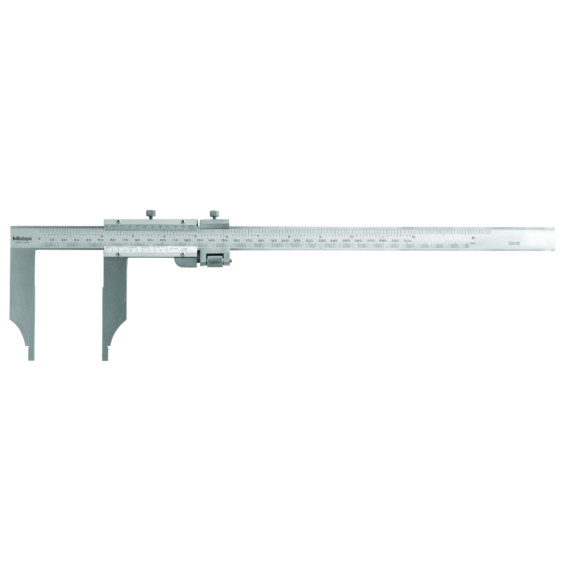 MITUTOYO 534-105 Vernier Caliper, Long Jaw, Fine Adjust. 0-300mm, 0,02mm, Metric/Inch