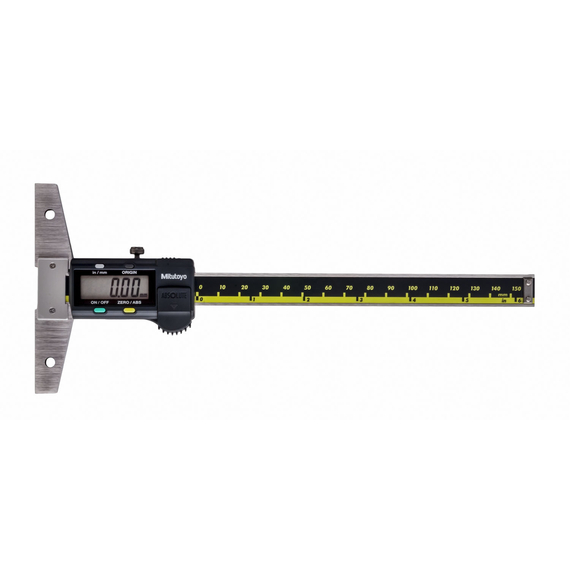 MITUTOYO 571-211-30 Digital ABS Depth Gauge, Inch/Metric 0-6"/0-150mm