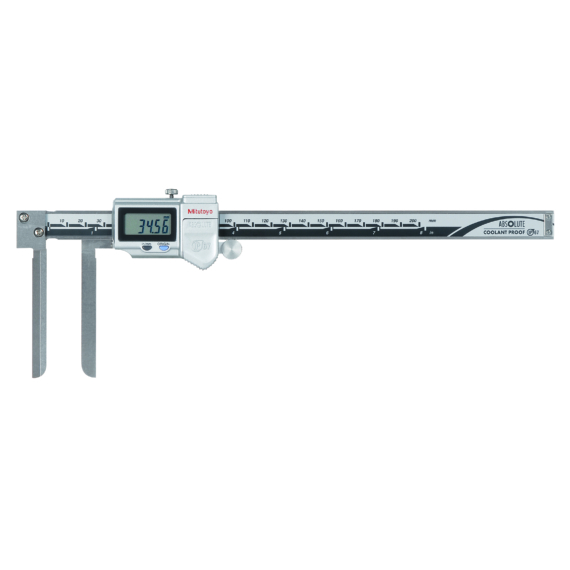 MITUTOYO 573-742-20 Digital ABS Knife-Edge Caliper Inch/Metric, 0,4-8", IP67, Thumb Roller