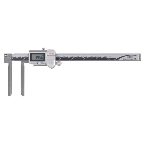MITUTOYO 573-742-20 Digital ABS Knife-Edge Caliper Inch/Metric, 0,4-8", IP67, Thumb Roller